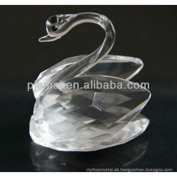 Einfache billige Crystal Swan Souvenir für Hochzeitsgeschenke